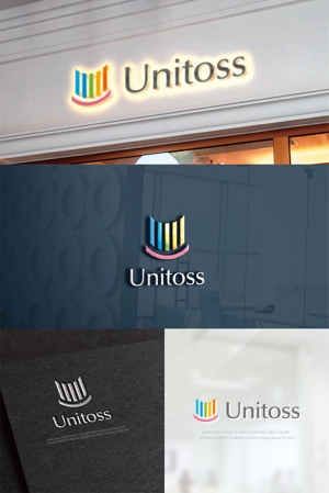 hi06_design (hi06)さんの学校制服のリサイクルショップ「Unitoss」のロゴへの提案