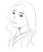 桐原　葉 (kzok)さんの13名分の写真を線画のイラストにしてくださる方（女性12名、男性1名）への提案