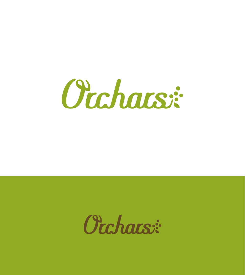 ブランド名Orcharsの文字ロゴ