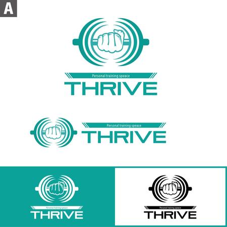 MANI6 (MANI6)さんのパーソナルトレーニングジム「THRIVE」のロゴへの提案