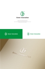 はなのゆめ (tokkebi)さんの再生エネルギー売電事業と農業事業「グリーンイノベーション」のロゴへの提案