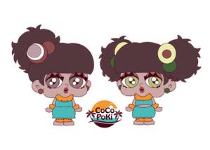 豊川静流 (60c01222afe3e)さんのハワイを感じられる双子のキャラクターデザインへの提案