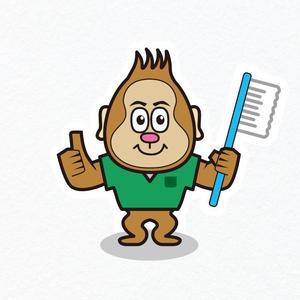 ShimonesDesign (shimonesdesgin)さんの小児歯科のキャラクター　「ゴリラのイラスト」　への提案