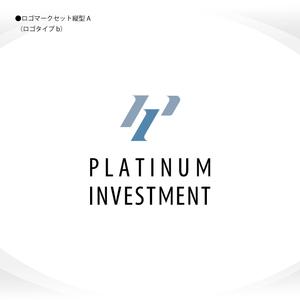 358eiki (tanaka_358_eiki)さんの投資会社「PLATINUM INVESTMENT」のロゴ制作依頼への提案