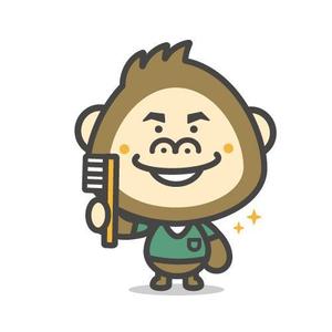 Jelly (Jelly)さんの小児歯科のキャラクター　「ゴリラのイラスト」　への提案