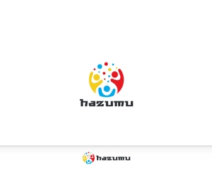 Chapati (tyapa)さんのうごく楽しさ発見スタジオ『hazumu』ロゴへの提案