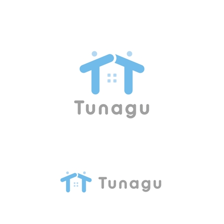 marutsuki (marutsuki)さんの老人ホーム・施設紹介センター「Tunagu」のロゴへの提案