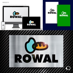 レテン・クリエイティブ (tattsu0812)さんの給食会社「Rowal」社名ロゴ作成への提案