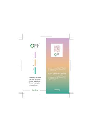もとき　GOOD SNACKS llc (motoki_good)さんのCBDアロマゼリー「Off」のフィルムパッケージデザインへの提案
