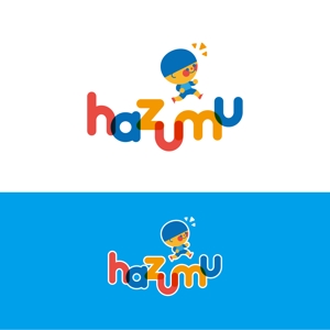 misumi (8787_1Mh)さんのうごく楽しさ発見スタジオ『hazumu』ロゴへの提案