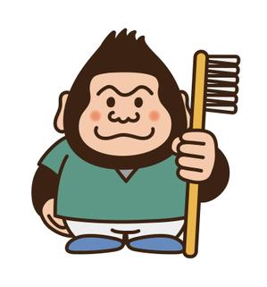 ZSC (euni13)さんの小児歯科のキャラクター　「ゴリラのイラスト」　への提案