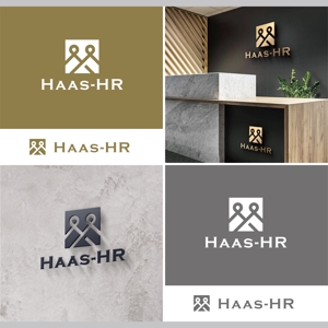 SSH Design (s-s-h)さんのフリーランス人事コンサルタント　『Haas-HR』のロゴデザインへの提案