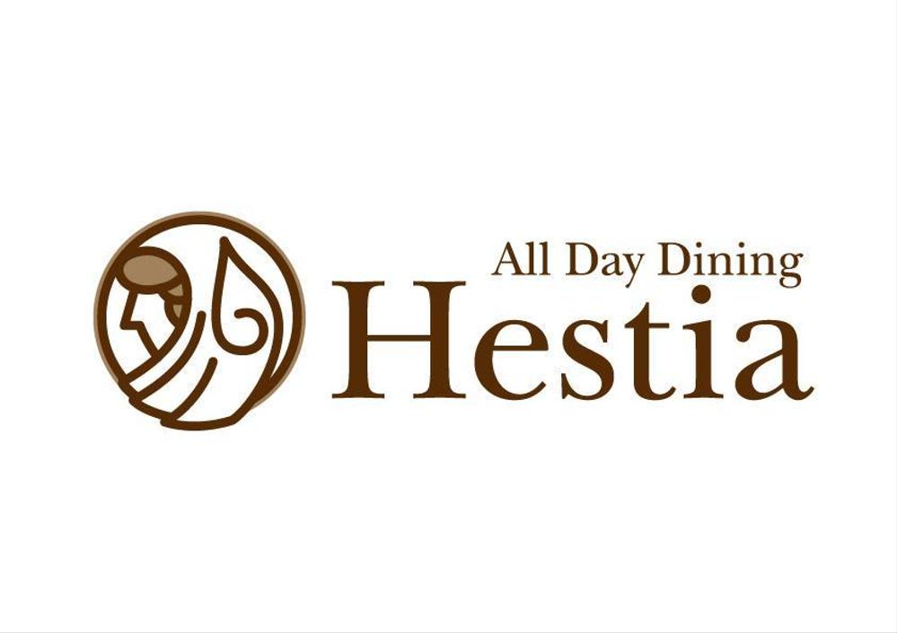 バイキングレストラン「All Day Dining Hestia」のロゴ作成