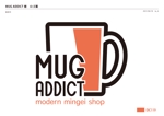 Kyuu (ta_k)さんのマグカップ専門ネットショップ「MUG ADDICT」のロゴへの提案