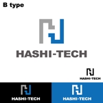 小島デザイン事務所 (kojideins2)さんの建設業　鉄骨鳶工事　鉄骨解体工事　「HASHI-TECH」のロゴへの提案