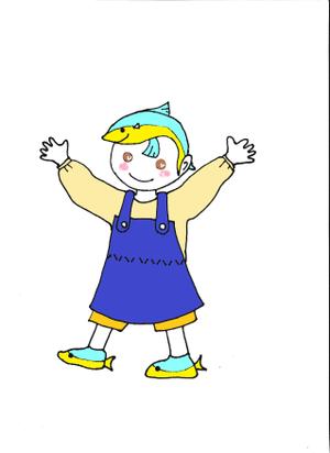 co55 (co55)さんのハマチのキャラクターデザインへの提案