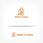 オーキ・ミワ (duckblue)さんのフランス菓子オンライン教室「Atelier S Liaison」のロゴへの提案