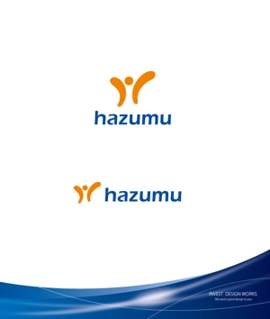 invest (invest)さんのうごく楽しさ発見スタジオ『hazumu』ロゴへの提案