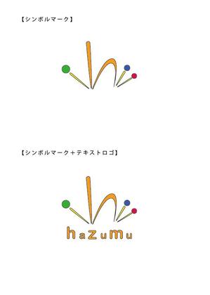 のぶた (yusuke_nobuta)さんのうごく楽しさ発見スタジオ『hazumu』ロゴへの提案