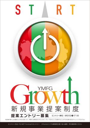 Y.design (yamashita-design)さんの社員向け社内新規事業提案制度「Growth」の提案募集に係るポスターへの提案