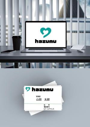 ありす (yuko-n)さんのうごく楽しさ発見スタジオ『hazumu』ロゴへの提案