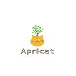 katoko (katoko333)さんのペット用品、主に猫グッズを取り扱う「Apricat」のロゴ制作への提案