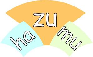 こむぎ (y-komigi06)さんのうごく楽しさ発見スタジオ『hazumu』ロゴへの提案