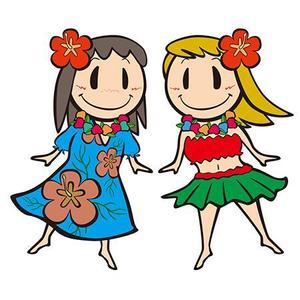山崎オーラ (yamazaki321)さんのハワイを感じられる双子のキャラクターデザインへの提案