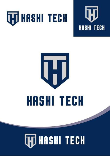 FeelTDesign (feel_tsuchiya)さんの建設業　鉄骨鳶工事　鉄骨解体工事　「HASHI-TECH」のロゴへの提案