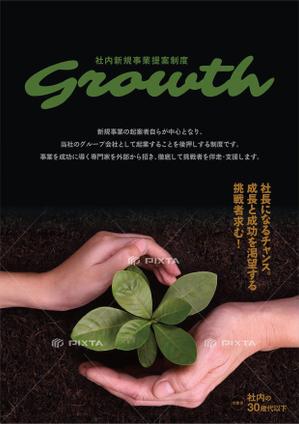 DecadeFactory (DecadeFactory)さんの社員向け社内新規事業提案制度「Growth」の提案募集に係るポスターへの提案