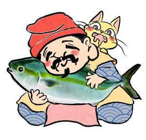 桜川ひろく (Hiroku)さんのハマチのキャラクターデザインへの提案