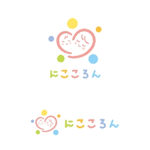 marutsuki (marutsuki)さんのベビーマッサージ「にこころん」のロゴへの提案