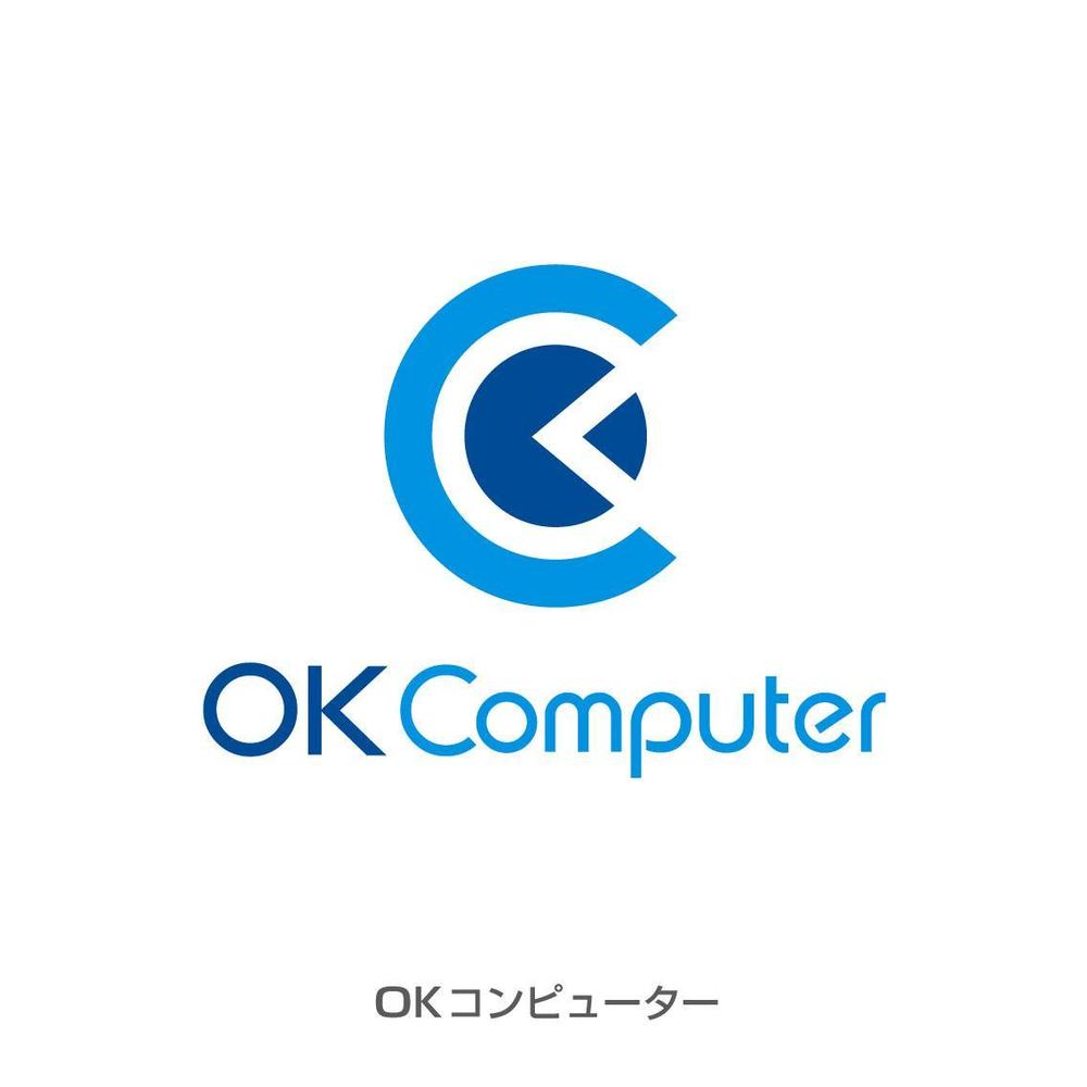 「OK コンピューター」のロゴ作成