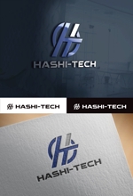 fs8156 (fs8156)さんの建設業　鉄骨鳶工事　鉄骨解体工事　「HASHI-TECH」のロゴへの提案