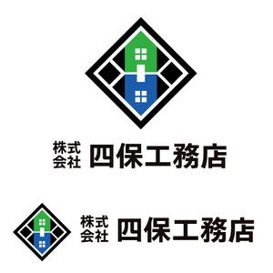 BEAR'S DESIGN (it-bear)さんの「株式会社　四保工務店」のロゴ作成への提案