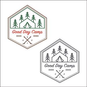 Rocca design (haruharuhare)さんのキャンプイベント　Good Day Camp　イベントロゴへの提案