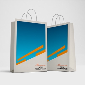 FOURTH GRAPHICS (kh14)さんのカンパニーロゴ入り紙袋デザインへの提案