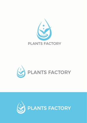 R178 (R178)さんのplants factory 水耕植物工場のロゴへの提案