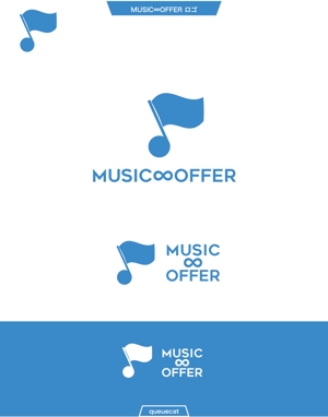 queuecat (queuecat)さんの音楽家が仕事を探すサイト　MUSIC∞OFFER　のロゴへの提案