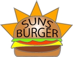 masaru (masa1927)さんのハンバーガーショップ　【SUNS BURGER】　店舗ロゴ（商標登録予定なし）への提案