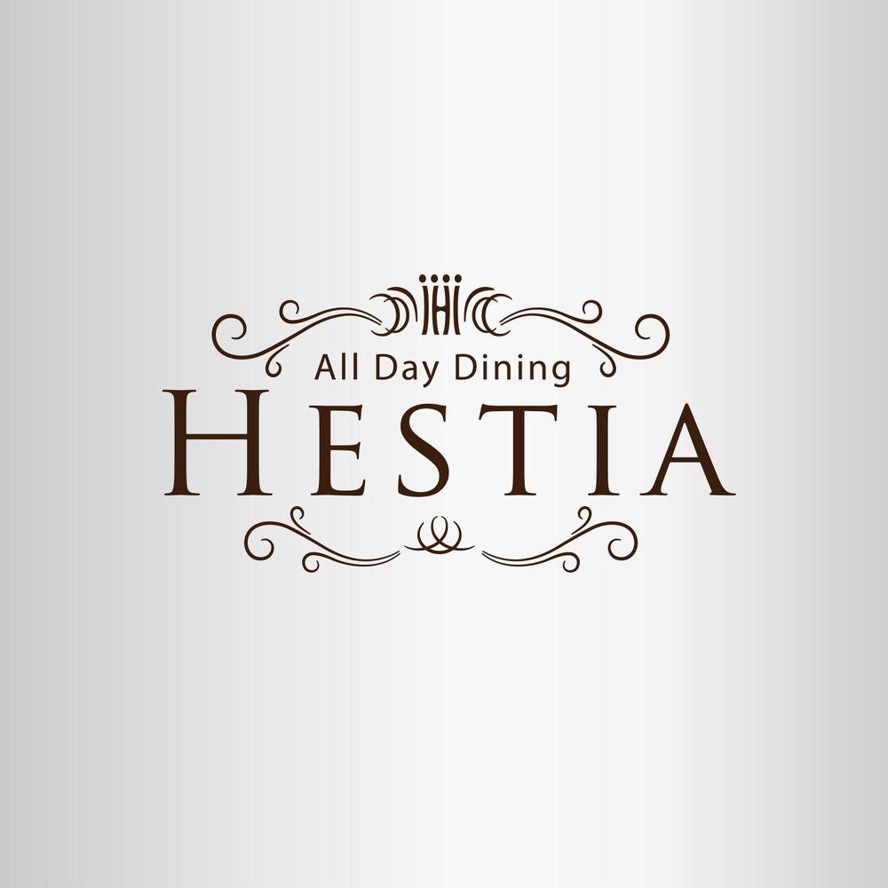 バイキングレストラン「All Day Dining Hestia」のロゴ作成