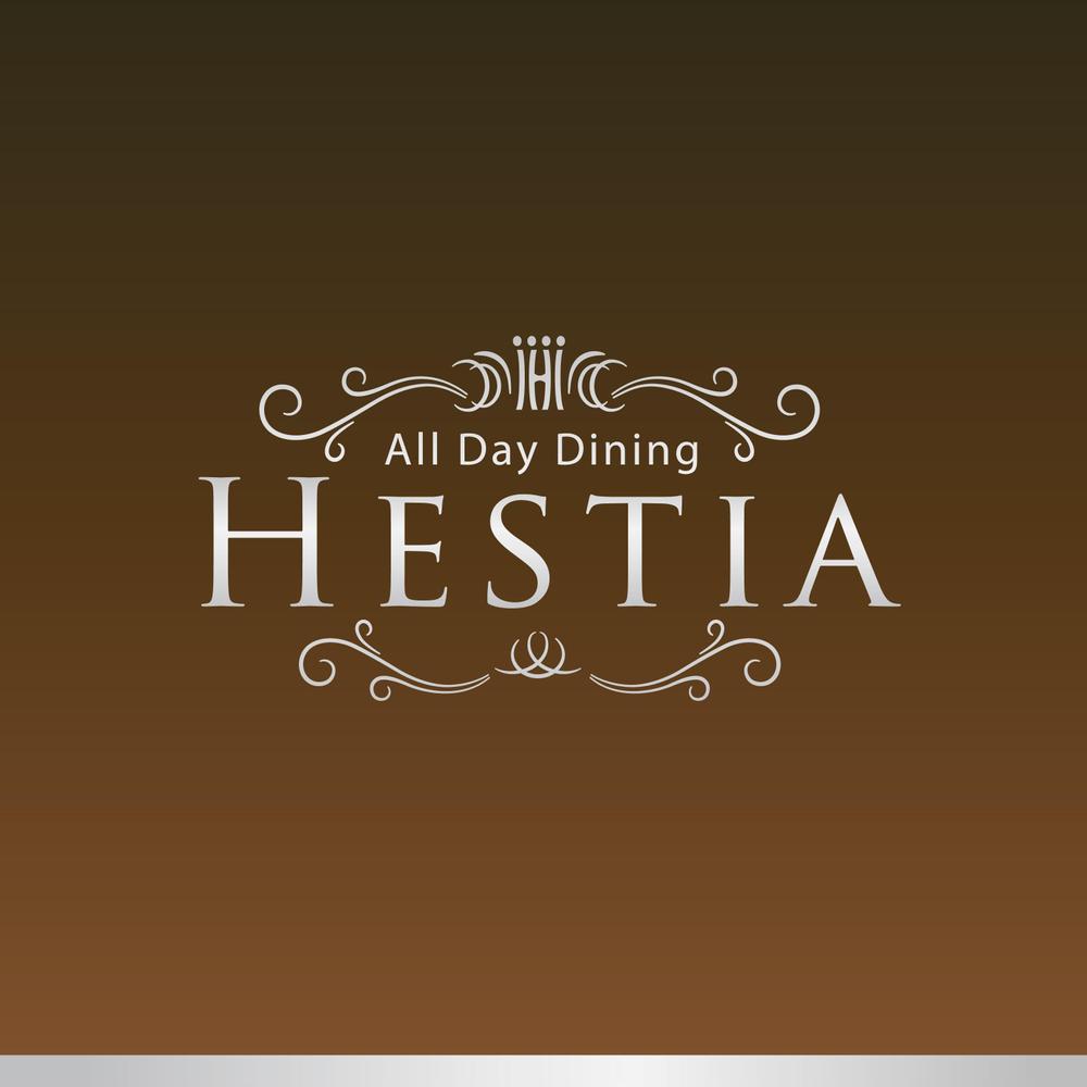 バイキングレストラン「All Day Dining Hestia」のロゴ作成