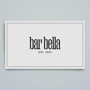 haru_Design (haru_Design)さんのバー開業「bar bella」のロゴへの提案