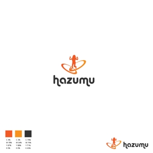 red3841 (red3841)さんのうごく楽しさ発見スタジオ『hazumu』ロゴへの提案