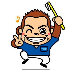 ヤンロン (yanron)さんの小児歯科のキャラクター　「ゴリラのイラスト」　への提案