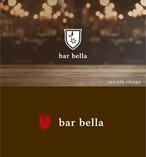 smoke-smoke (smoke-smoke)さんのバー開業「bar bella」のロゴへの提案