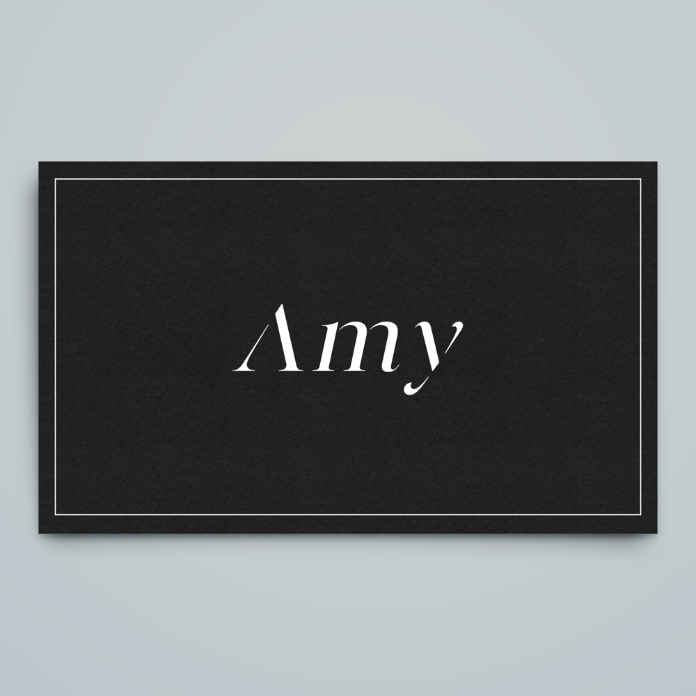美容系の会社『 AMY 』ロゴ提案