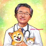 林　陽子 (sjhpw698)さんの動物病院のドクターの似顔絵制作のお願いへの提案