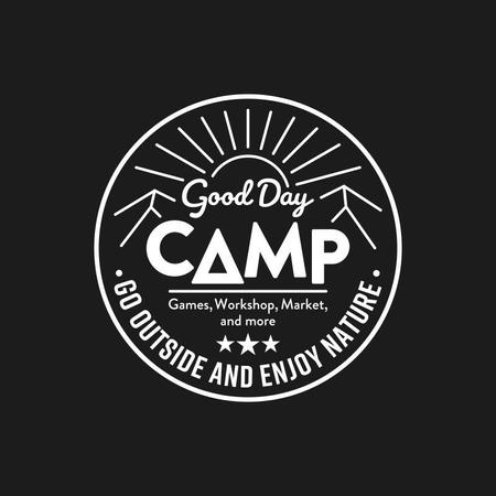 キャンプイベント Good Day Camp イベントロゴの依頼 外注 ロゴ作成 デザインの仕事 副業 クラウドソーシング ランサーズ Id