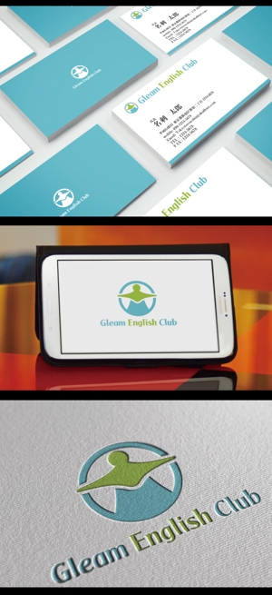  chopin（ショパン） (chopin1810liszt)さんの次世代型こども英語教室「Gleam English Club」のロゴへの提案